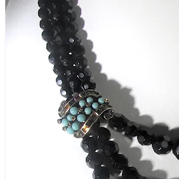 Authentic Heidi Daus “Return from Grace” Black Crystal Necklace - Picture 12 of 13